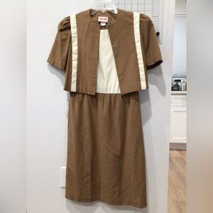 Vintage 2 Piece Dress Set